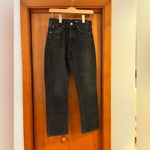 NOEND Slim Straight black jeans